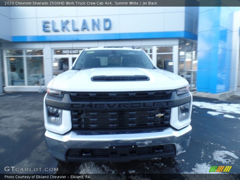 Summit White / Jet Black 2020 Chevrolet Silverado 2500HD Work Truck Crew Cab 4x4