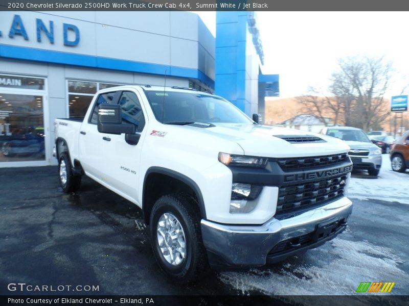 Summit White / Jet Black 2020 Chevrolet Silverado 2500HD Work Truck Crew Cab 4x4