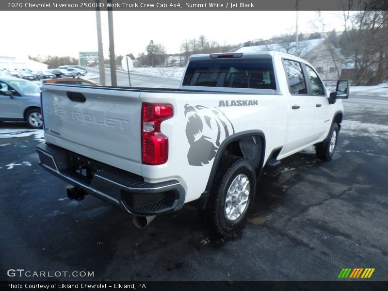 Summit White / Jet Black 2020 Chevrolet Silverado 2500HD Work Truck Crew Cab 4x4