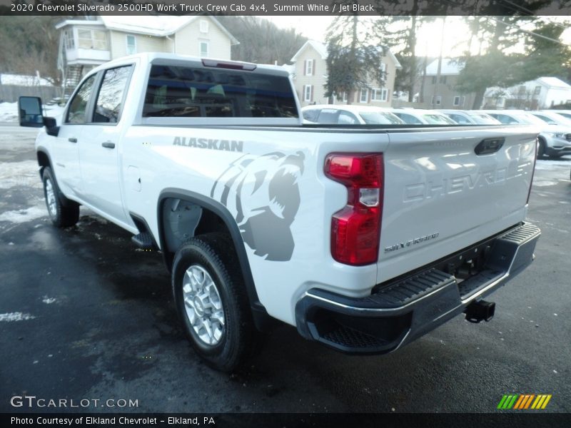 Summit White / Jet Black 2020 Chevrolet Silverado 2500HD Work Truck Crew Cab 4x4