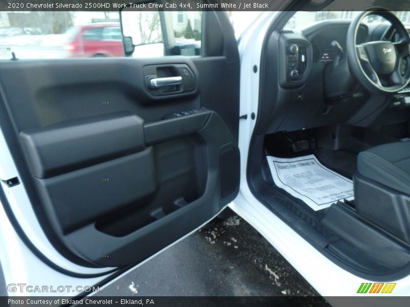 Summit White / Jet Black 2020 Chevrolet Silverado 2500HD Work Truck Crew Cab 4x4