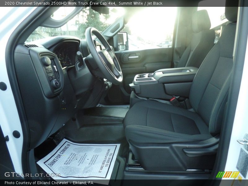 Summit White / Jet Black 2020 Chevrolet Silverado 2500HD Work Truck Crew Cab 4x4