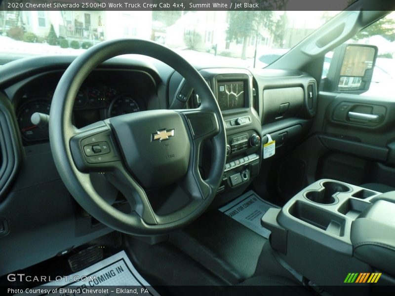 Summit White / Jet Black 2020 Chevrolet Silverado 2500HD Work Truck Crew Cab 4x4