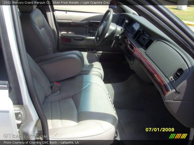 Silver Frost Metallic / Light Graphite Grey 2002 Mercury Grand Marquis GS