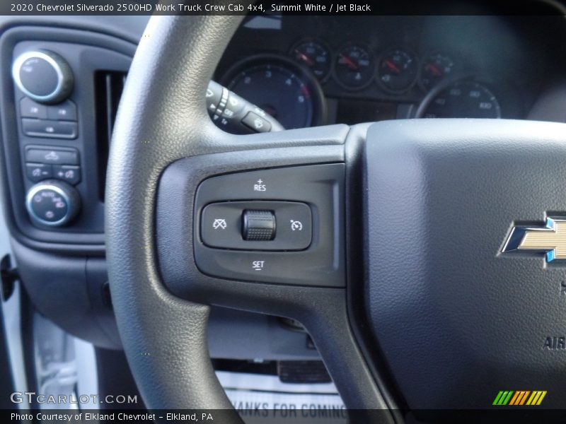 Summit White / Jet Black 2020 Chevrolet Silverado 2500HD Work Truck Crew Cab 4x4