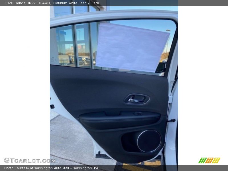 Platinum White Pearl / Black 2020 Honda HR-V EX AWD