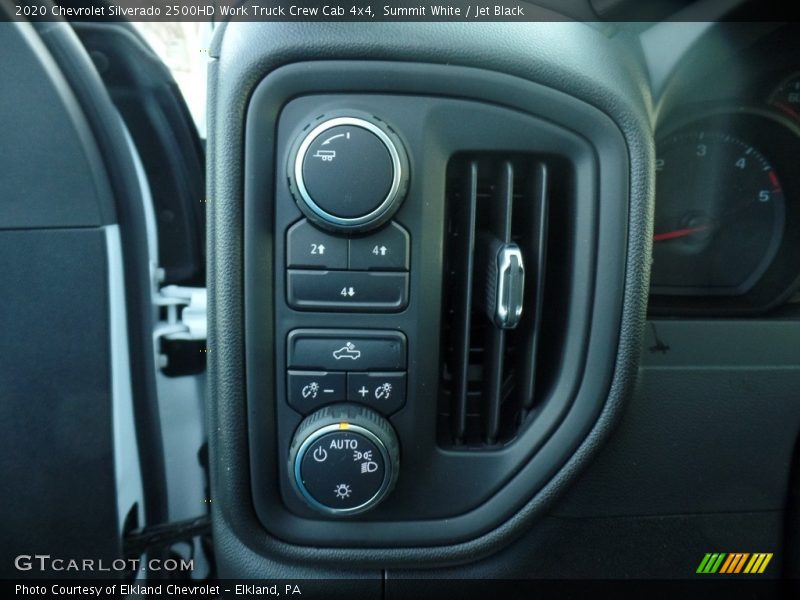 Summit White / Jet Black 2020 Chevrolet Silverado 2500HD Work Truck Crew Cab 4x4