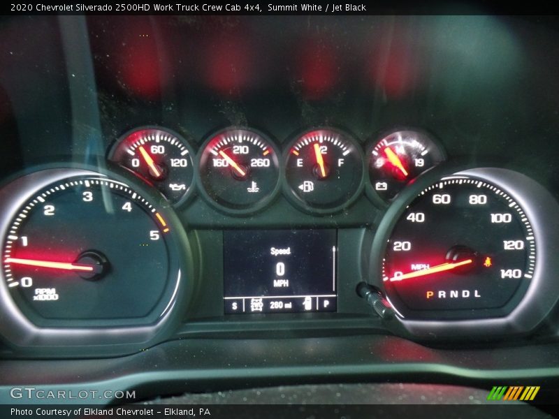 Summit White / Jet Black 2020 Chevrolet Silverado 2500HD Work Truck Crew Cab 4x4