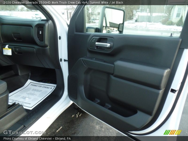 Summit White / Jet Black 2020 Chevrolet Silverado 2500HD Work Truck Crew Cab 4x4
