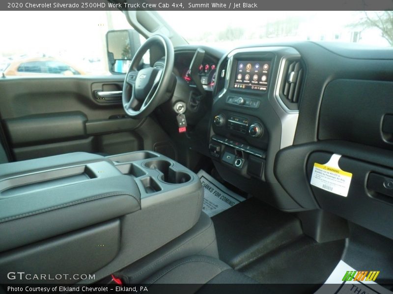 Summit White / Jet Black 2020 Chevrolet Silverado 2500HD Work Truck Crew Cab 4x4