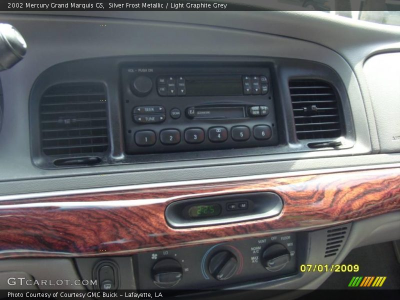 Silver Frost Metallic / Light Graphite Grey 2002 Mercury Grand Marquis GS