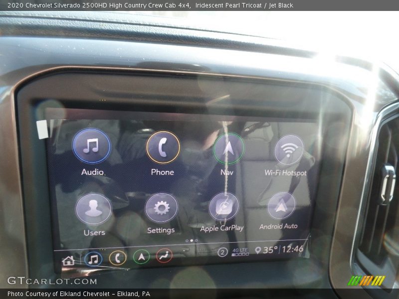 Iridescent Pearl Tricoat / Jet Black 2020 Chevrolet Silverado 2500HD High Country Crew Cab 4x4