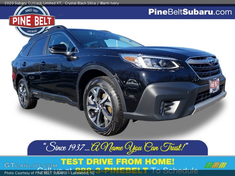 Crystal Black Silica / Warm Ivory 2020 Subaru Outback Limited XT