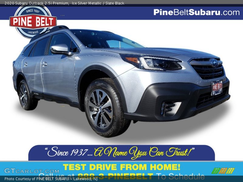 Ice Silver Metallic / Slate Black 2020 Subaru Outback 2.5i Premium