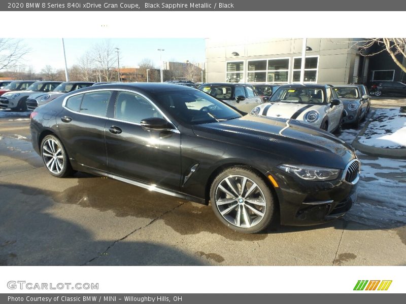 Black Sapphire Metallic / Black 2020 BMW 8 Series 840i xDrive Gran Coupe