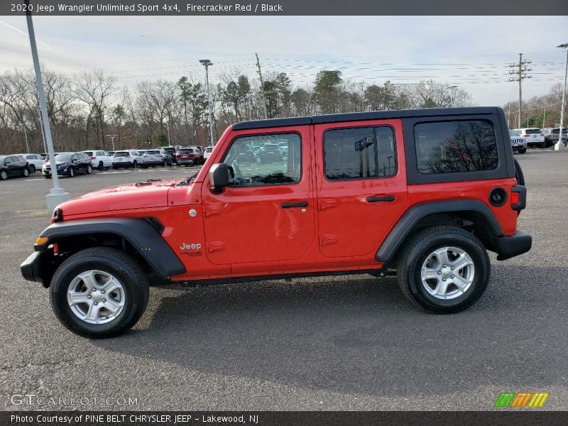 Firecracker Red / Black 2020 Jeep Wrangler Unlimited Sport 4x4