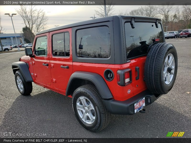 Firecracker Red / Black 2020 Jeep Wrangler Unlimited Sport 4x4