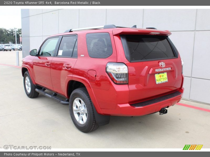 Barcelona Red Metallic / Black 2020 Toyota 4Runner SR5 4x4