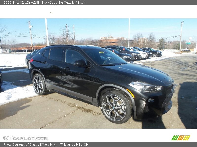 Black Sapphire Metallic / Black 2020 BMW X2 xDrive28i