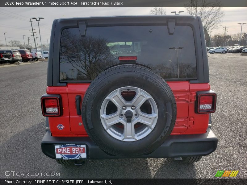 Firecracker Red / Black 2020 Jeep Wrangler Unlimited Sport 4x4