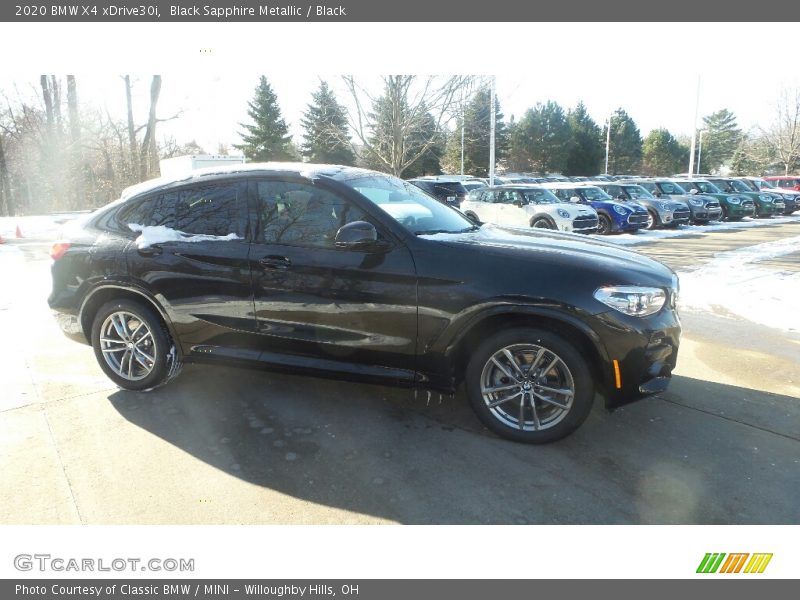 Black Sapphire Metallic / Black 2020 BMW X4 xDrive30i