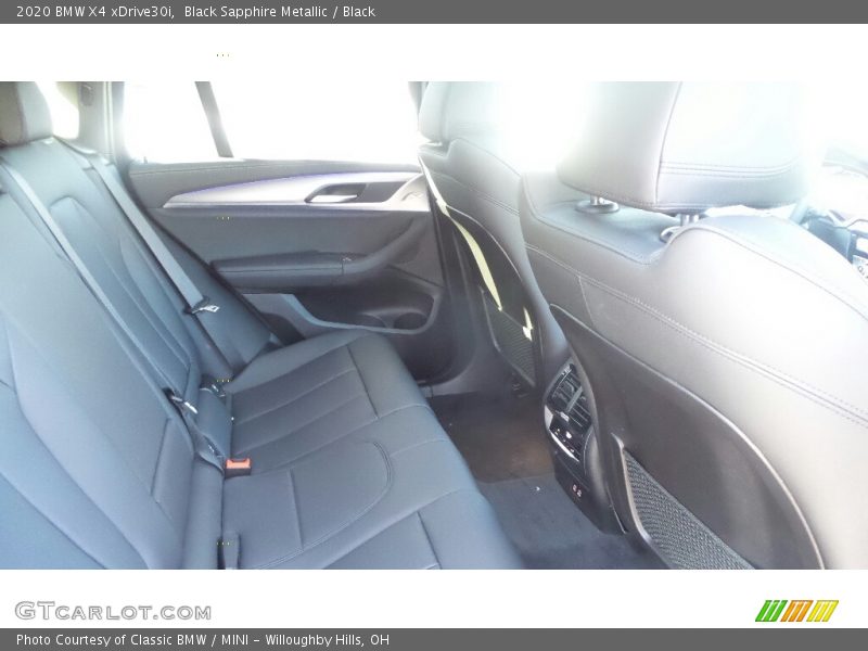 Black Sapphire Metallic / Black 2020 BMW X4 xDrive30i