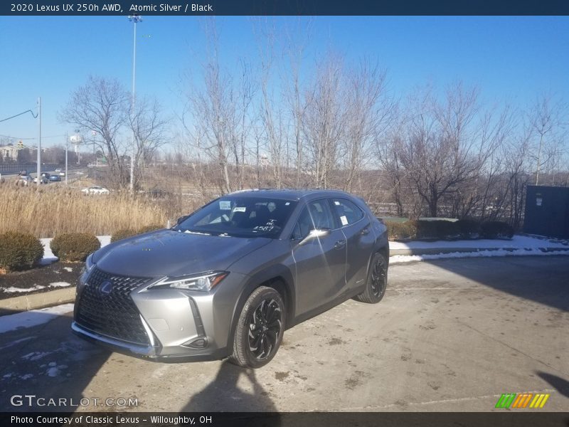 Atomic Silver / Black 2020 Lexus UX 250h AWD