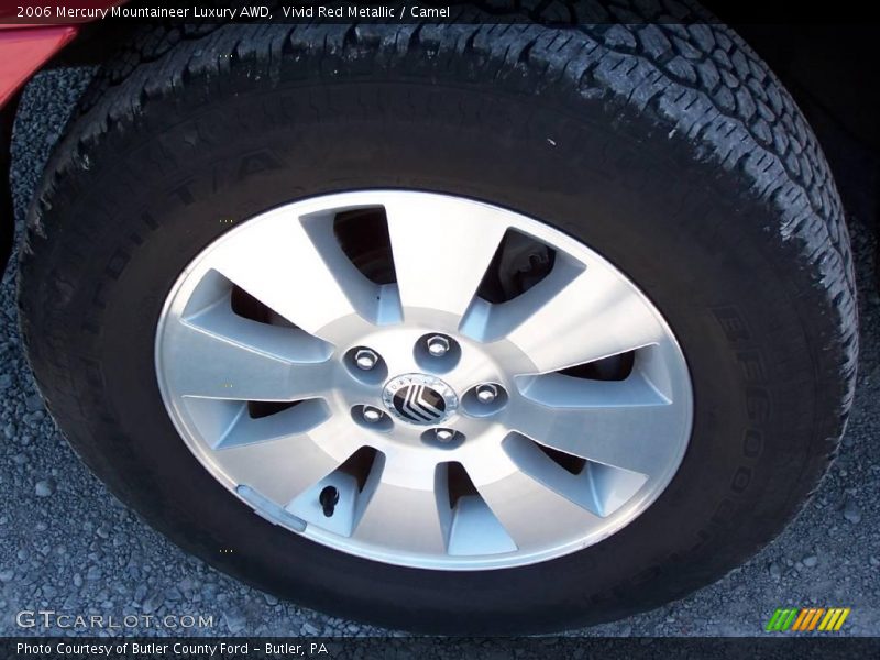 Vivid Red Metallic / Camel 2006 Mercury Mountaineer Luxury AWD