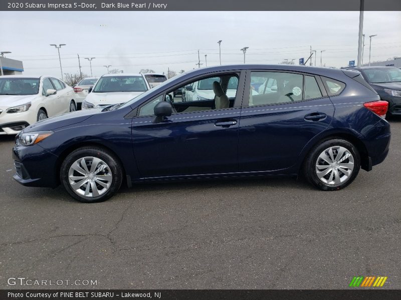 Dark Blue Pearl / Ivory 2020 Subaru Impreza 5-Door