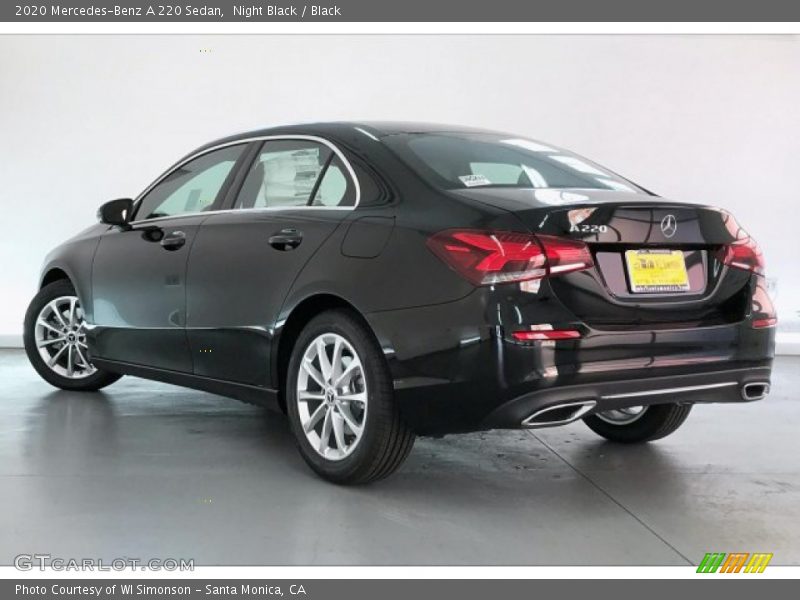 Night Black / Black 2020 Mercedes-Benz A 220 Sedan