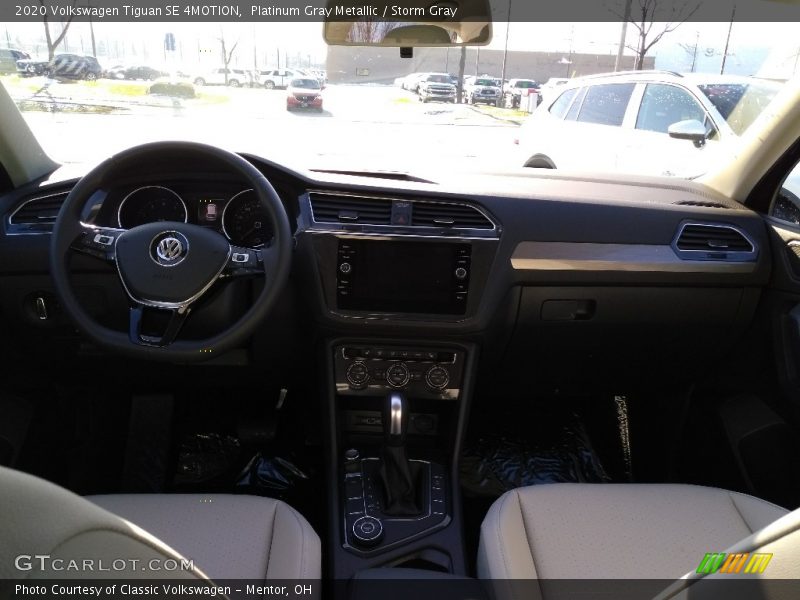 Platinum Gray Metallic / Storm Gray 2020 Volkswagen Tiguan SE 4MOTION