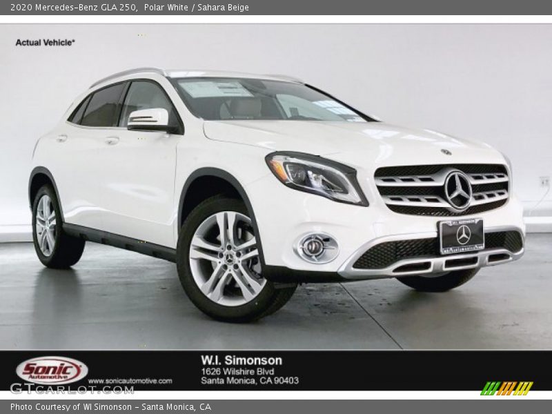 Polar White / Sahara Beige 2020 Mercedes-Benz GLA 250