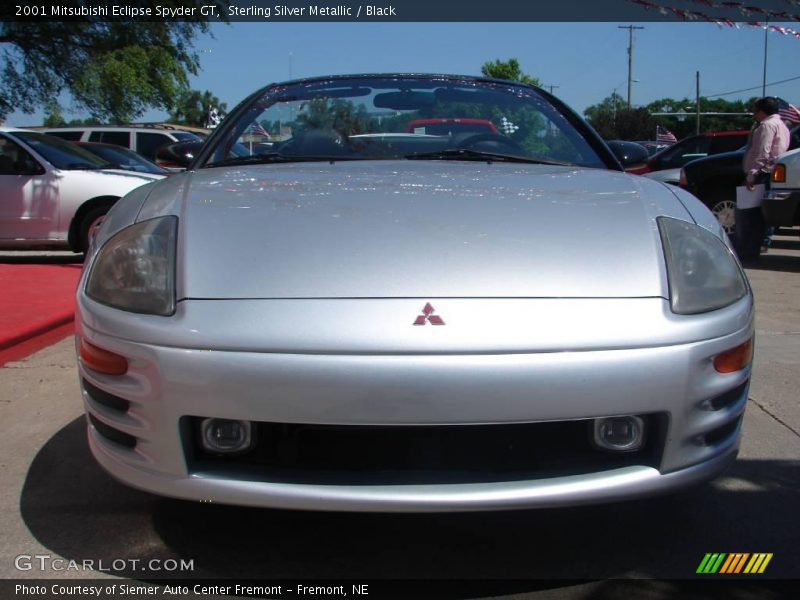 Sterling Silver Metallic / Black 2001 Mitsubishi Eclipse Spyder GT