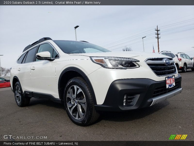 Crystal White Pearl / Warm Ivory 2020 Subaru Outback 2.5i Limited