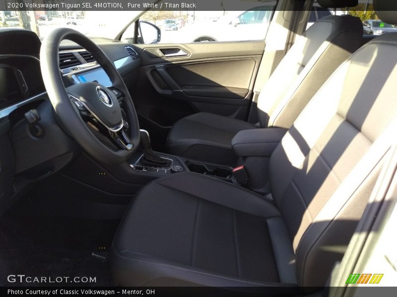 Pure White / Titan Black 2020 Volkswagen Tiguan SEL 4MOTION