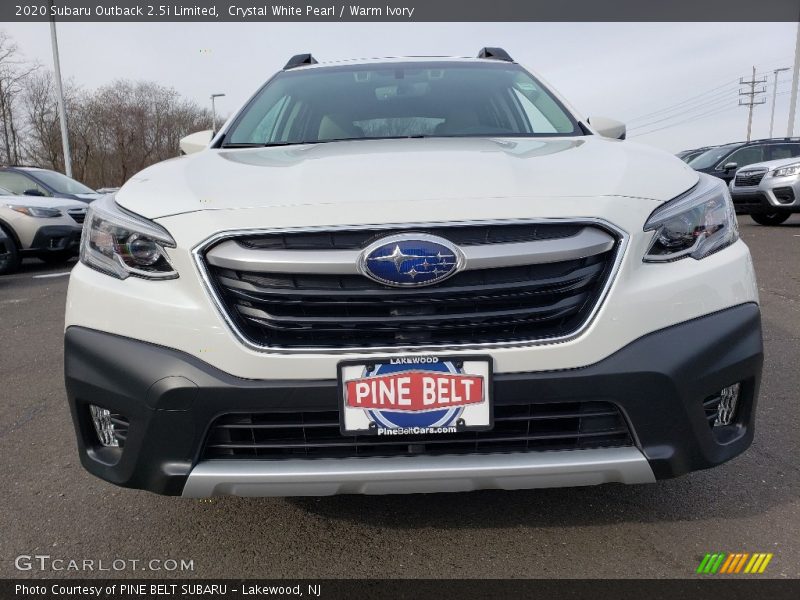 Crystal White Pearl / Warm Ivory 2020 Subaru Outback 2.5i Limited