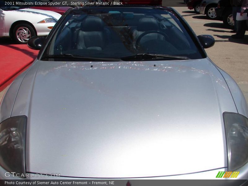 Sterling Silver Metallic / Black 2001 Mitsubishi Eclipse Spyder GT