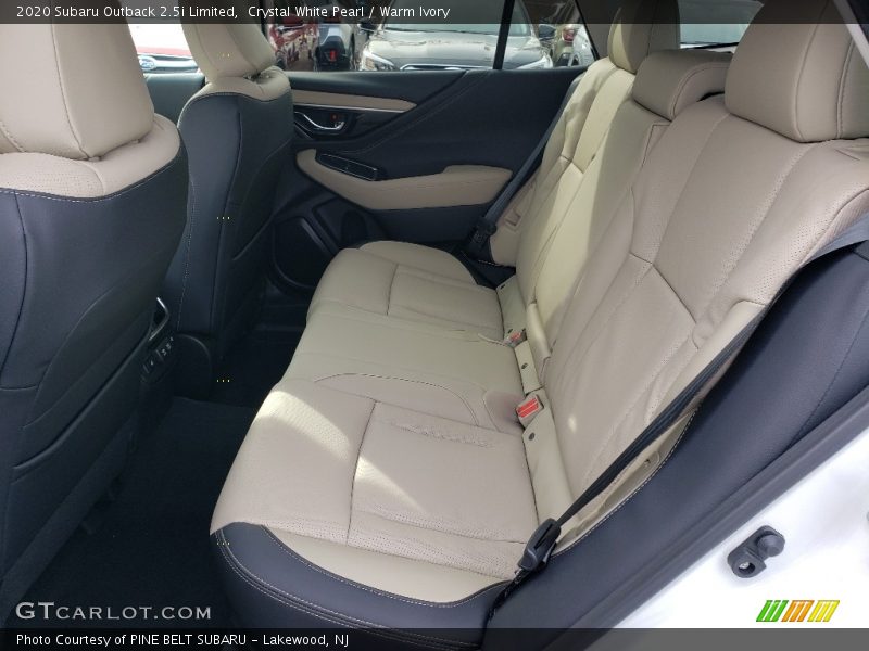 Rear Seat of 2020 Outback 2.5i Limited