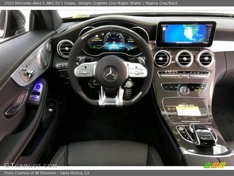 designo Graphite Grey Magno (Matte) / Magma Gray/Black 2020 Mercedes-Benz C AMG 63 S Coupe