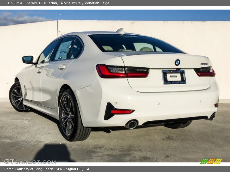 Alpine White / Venetian Beige 2019 BMW 3 Series 330i Sedan