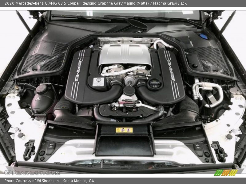 designo Graphite Grey Magno (Matte) / Magma Gray/Black 2020 Mercedes-Benz C AMG 63 S Coupe