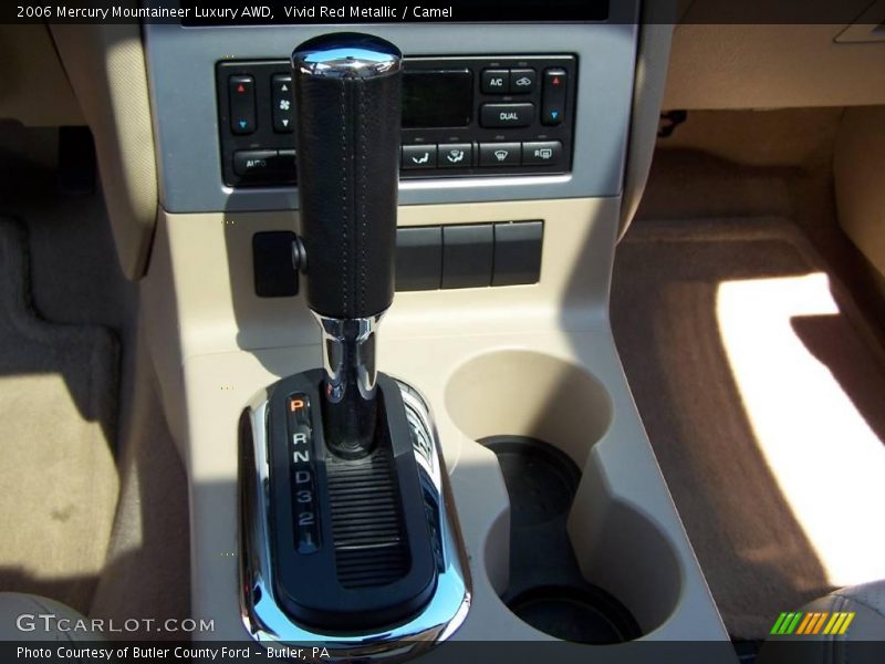 Vivid Red Metallic / Camel 2006 Mercury Mountaineer Luxury AWD
