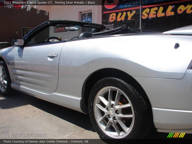 Sterling Silver Metallic / Black 2001 Mitsubishi Eclipse Spyder GT