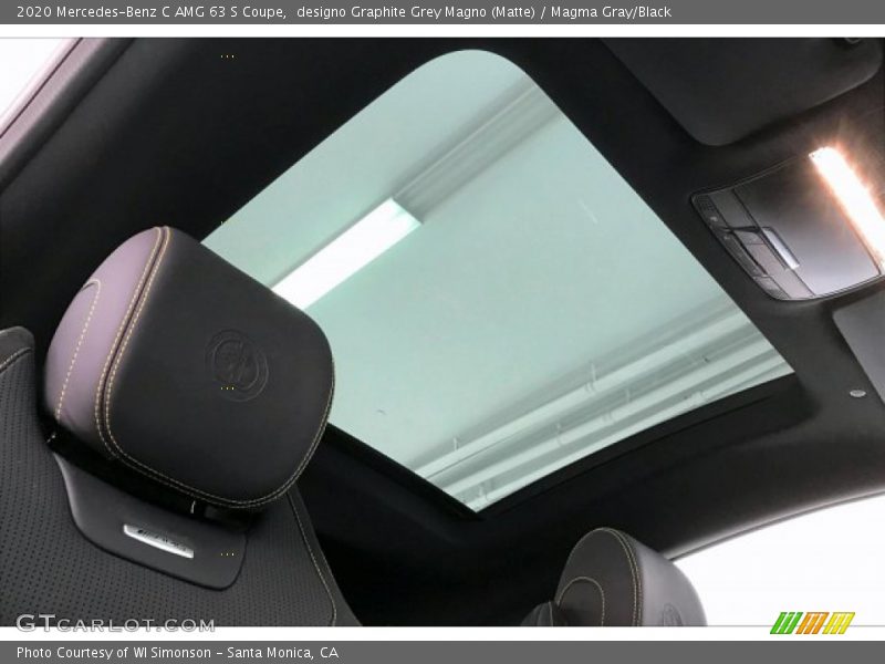 designo Graphite Grey Magno (Matte) / Magma Gray/Black 2020 Mercedes-Benz C AMG 63 S Coupe