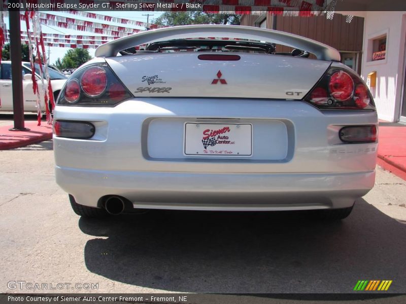 Sterling Silver Metallic / Black 2001 Mitsubishi Eclipse Spyder GT