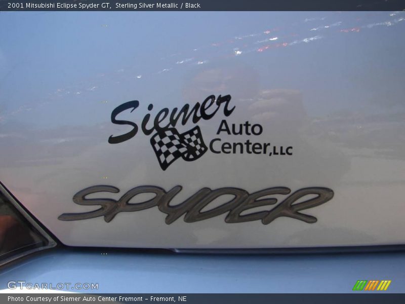 Sterling Silver Metallic / Black 2001 Mitsubishi Eclipse Spyder GT