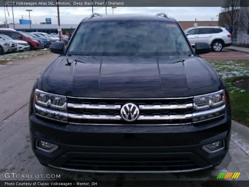 Deep Black Pearl / Shetland 2019 Volkswagen Atlas SEL 4Motion