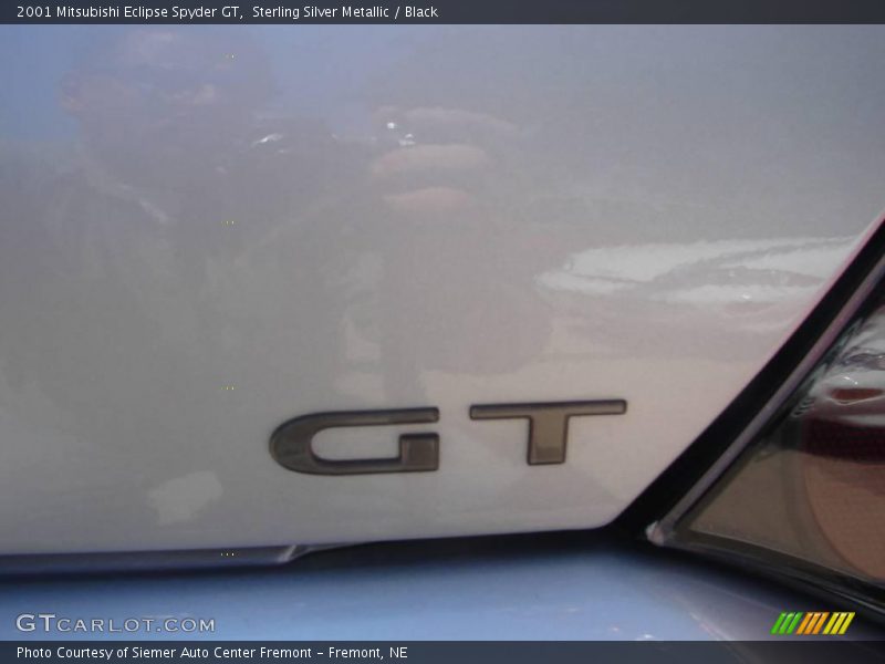 Sterling Silver Metallic / Black 2001 Mitsubishi Eclipse Spyder GT