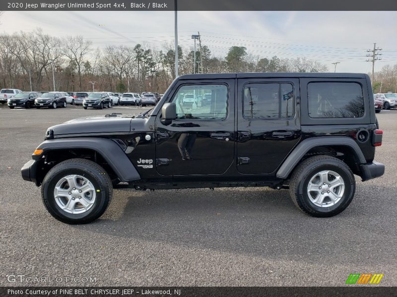 Black / Black 2020 Jeep Wrangler Unlimited Sport 4x4