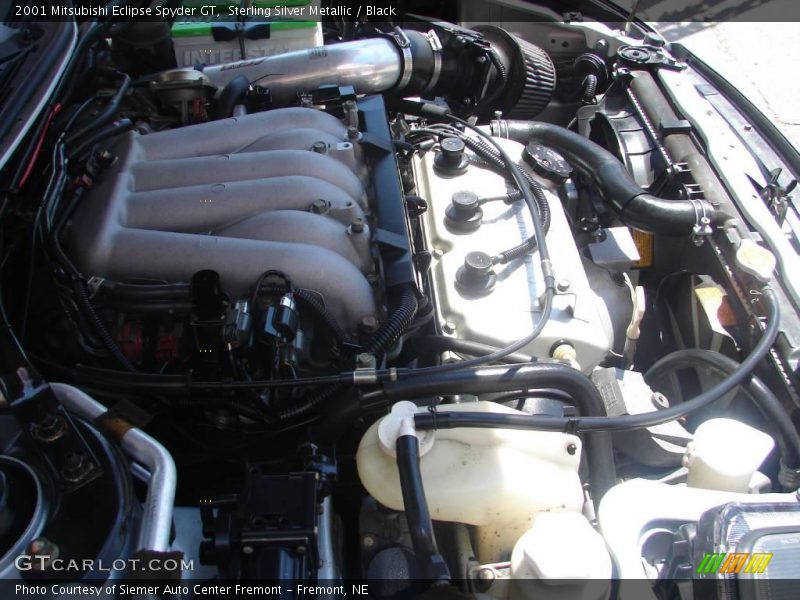 Sterling Silver Metallic / Black 2001 Mitsubishi Eclipse Spyder GT